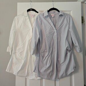 Womens Isabel Maternity Bundle of Two Blouses Size XS